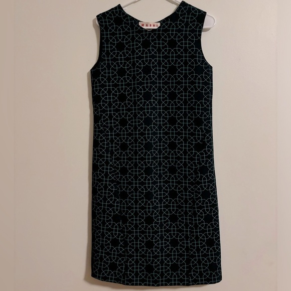 MARNI - vintage geometric dress 💯 virgin lambs wool and fully lined size 40/8 - Picture 11 of 11